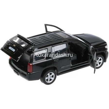 Машина "Chevrolet Tahoe" черная, инерционная, металл 12см (открывающиеся двери) TAHOE-BK от магазина "Карандаш"