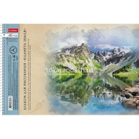 Альбом для рисования А4 48л "Планета Земля" на спирали, перфорация на отрыв, 5 дизайнов 051888 от магазина "Карандаш"