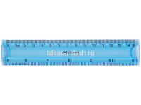 Линейка 15см гибкая, двухстороняя шкала, пластик, 3 цвета Е6205 от магазина "Карандаш"