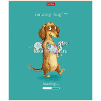 Тетрадь А5 18л клетка "ТаксаLIFE" на скобе 5 дизайнов 18Т5В1/067618 от магазина "Карандаш"