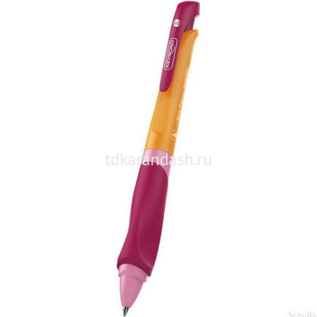 Ручка шариковая "Easy Writer" 1,0мм синяя, автомат, резиновый грип, 3 цвета корпуса KR971586 от магазина "Карандаш"