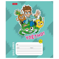 Тетрадь А5 12л линия "Влад А4" на скобе 5 дизайнов 12Т5В2/082390 от магазина "Карандаш"