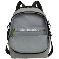 Рюкзак-сумка 29х37,5х15см, 630гр, 2 отделения, 4 кармана, серый RD-546-2/3 от магазина "Карандаш"