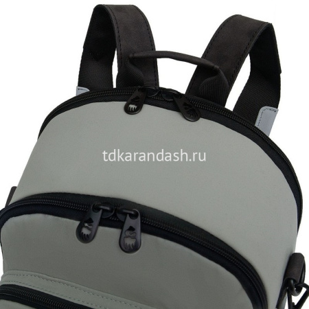 Рюкзак-сумка 29х37,5х15см, 630гр, 2 отделения, 4 кармана, серый RD-546-2/3 от магазина "Карандаш"