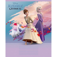 Тетрадь А5 18л клетка "Холодное сердце-II" на скобе 5 дизайнов 18Т5В1/061646 от магазина "Карандаш"