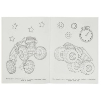 Суперраскраска для маленьких "Монстр-траки" 64стр. 9785506075783 от магазина "Карандаш"