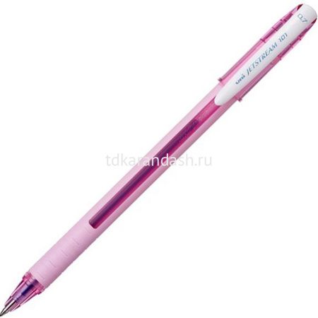 Ручка шариковая "Jetstream" 0,7мм синяя, корпус розовый SX-101-07FL