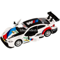 Картинка Машина "BMW M4" белая, инерционная, металл 17,5см (свет, звук, откр.двери) JB1251210 от магазина "Карандаш" Машина "BMW M4" белая, инерционная, металл 17,5см (свет, звук, откр.двери) JB1251210 от магазина "Карандаш"