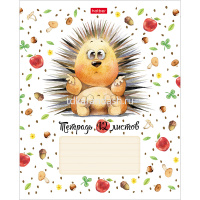 Тетрадь А5 12л крупная клетка "Милашки" на скобе 5 дизайнов 12Т5В8/062634 от магазина "Карандаш"