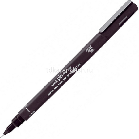 Ручка капиллярная "PIN005-200" 0,05мм черная 141534