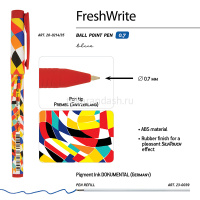 Ручка шариковая "FreshWrite. Crazy. Калейдоскоп" 0,7мм синяя 20-0214/35 от магазина "Карандаш"
