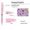 Карандаш механический 0,7мм "HappyGraphix.Ежики" с ластиком, пластик 21-0042/08 от магазина "Карандаш"