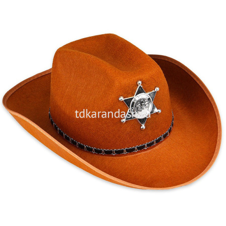 Шляпа Шерифа 2 цвета Y7202-18