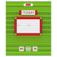 Тетрадь А5 18л линия "Конструктор" на скобе 5 дизайнов 18Т5В2/067617 от магазина "Карандаш"
