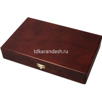 Пистолет-маузер 32см металл/дерево/кожа, в подарочном футляре DE-M-1024-BOX от магазина "Карандаш"