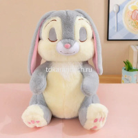 Зайчик с закрытыми глазками 35см серый FM6542 от магазина "Карандаш"