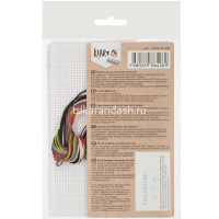 Набор для вышивания "Маленький ёжик" 9,5х9,5см (канва, нитки, игла, схема) 8-330 от магазина "Карандаш"