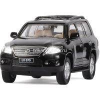 Картинка Машина "Lexus LX570" черная, инерционная, металл 17,5см (свет, звук, откр.двери) JB1251142 от магазина "Карандаш" Машина "Lexus LX570" черная, инерционная, металл 17,5см (свет, звук, откр.двери) JB1251142 от магазина "Карандаш"