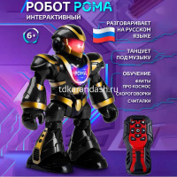 Робот р/у "Рома" 23х19х7см танцующий (свет, звук, считалочки, скороговорки) пластик JB0211579 от магазина "Карандаш"