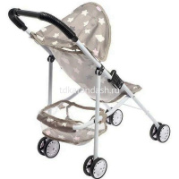 Коляска для куклы 48х26х52см сидячая с козырьком металл Y23108103 от магазина "Карандаш"