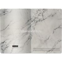 Тетрадь А5 40л клетка "Каррара" прошитый блок матовая ламинация 7-40-001/182 от магазина "Карандаш"