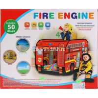 Детская игровая палатка "Пожарная" 112х70х70см Y6218-17 от магазина "Карандаш"