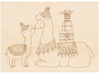 Набор для выжигания 13х18см "Милашки №1" доски 5шт 600013 от магазина "Карандаш"