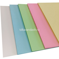Бумага тонированная А4 50л 160г/м2 5 пастельных цветов VS195873 от магазина "Карандаш"