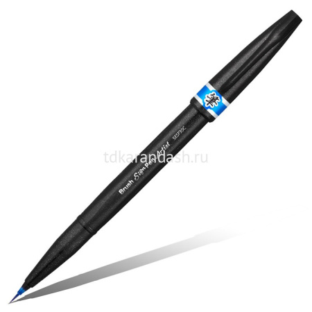 Маркер-кисть "Brush Sign Pen Artist" 0,5-5мм голубой SESF30C-SX