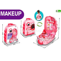 Набор для девочек "Make up" 24х22х10см 25 предметов, пластик, в чемоданчике 22х21х9см LT325572 от магазина "Карандаш"