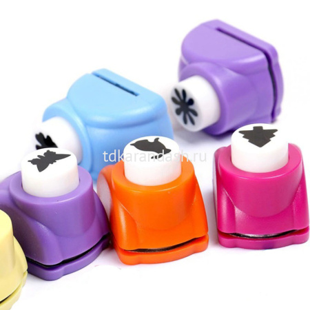 Дырокол фигурный 6х3,5см отверстие 1см ассорти Y7976-18 от магазина "Карандаш"