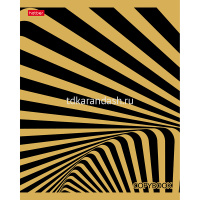 Тетрадь А5 48л клетка "Золотая иллюзия" на скобе, фольгирование, 5 дизайнов 48Т5фВ1/062737 от магазина "Карандаш"