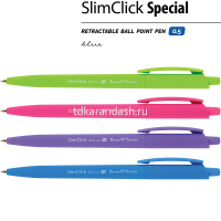 Ручка шариковая "SlimClick. Special" 0,5мм синяя, автомат 20-0077 от магазина "Карандаш"