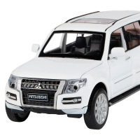 Картинка Машина "Mitsubishi Pajero 4WD" белая, инерционная, металл 17,5см (свет, звук, откр.двери) JB1251432 от магазина "Карандаш" Машина "Mitsubishi Pajero 4WD" белая, инерционная, металл 17,5см (свет, звук, откр.двери) JB1251432 от магазина "Карандаш"