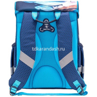 Ранец "Race blue" 35х26х17см, 680гр, 1 отделение, 3 кармана 405-45/9 от магазина "Карандаш"