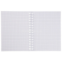 Записная книжка А6 80л "Velvet. Зеленая" клетка, на спирали, пластиковая обложка 081574 от магазина "Карандаш"