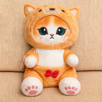 Котенок в костюмчике 35см рыжий FM6419 от магазина "Карандаш"