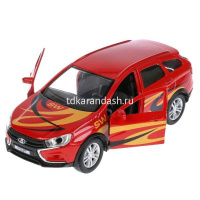 Картинка Машина "Lada Vesta SW Cross" красная, инерционная, металл 12см (открывающиеся двери) от магазина "Карандаш" Машина "Lada Vesta SW Cross" красная, инерционная, металл 12см (открывающиеся двери) от магазина "Карандаш"