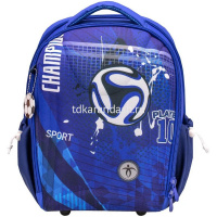 Ранец "Sport" 38х35х19см, 800гр, 2 отделения, 2 кармана, с брелком 338-82/20-06 от магазина "Карандаш"