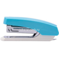 Степлер №10 15л глубина 40мм, со встроенным антистеплером, синий/белый, пластик, в блистере E0246 от магазина "Карандаш"