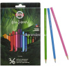 Карандаши 36 цветов "Dino" шестигранные дерево, картон 3595 от магазина "Карандаш"