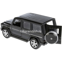 Картинка Машина "Mercedes-Benz G-Class" черная, инерционная, металл 12см (открывающиеся двери) G-СLASS-BK от магазина "Карандаш" Машина "Mercedes-Benz G-Class" черная, инерционная, металл 12см (открывающиеся двери) G-СLASS-BK от магазина "Карандаш"