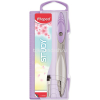 Циркуль "Study Collector" + грифель, металл/пластик, в футляре 194510 от магазина "Карандаш"