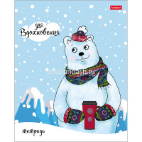 Тетрадь А5 18л линия "Для Вдохновения" на скобе тиснение 5 дизайнов 18Т5тВ2/063108 от магазина "Карандаш"