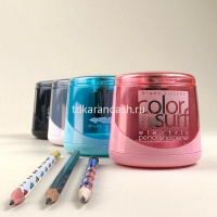 Точилка электрическая 1 отв. "xPro" 74х74х74мм пластик, с контейнером, 4 цвета 35-0076 от магазина "Карандаш"