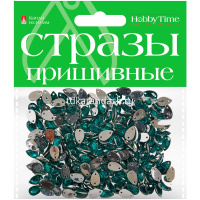 Стразы пришивные "Капля" 6х10мм 10цв 2-338/01 от магазина "Карандаш"