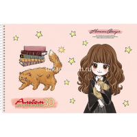 Альбом для рисования А4 30л "Гарри Поттер" на спирали, перфорация на отрыв, 5 дизайнов 056950 от магазина "Карандаш"