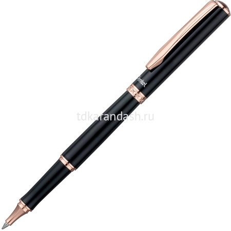 Ручка РЧ "Sterling" 0,7мм синяя, корпус черный/золото, металл, в футляре K611APG-LR7