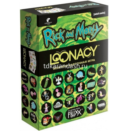 Игра настольная "Loonacy: Рик и Морти" 915640