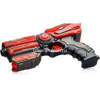 Пистолет 22х15см с мягкими пулями 14шт, пластик (патронаж) FJ435 от магазина "Карандаш"